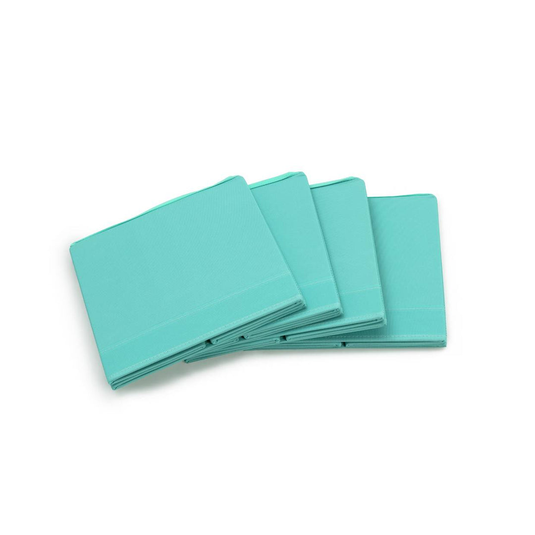 Habitat Set of 4 Plain Storage Boxes - Teal