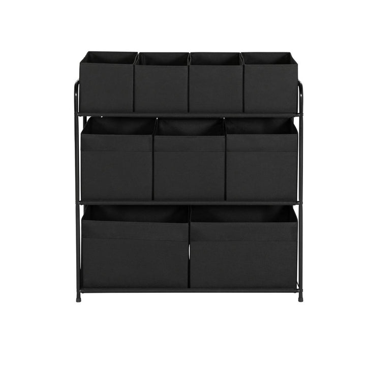 Home 9 Box Storage Unit - Black
