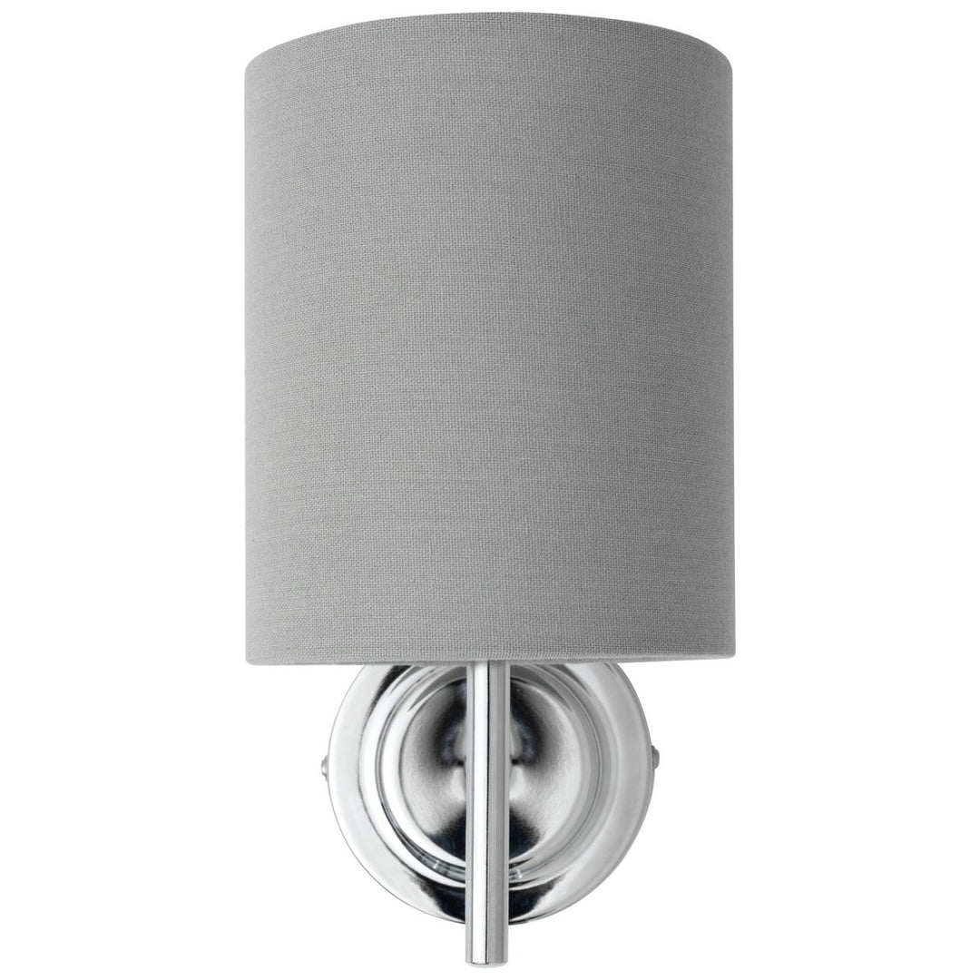 Home Candelabra Steel Wall Light - Chrome &amp; Grey