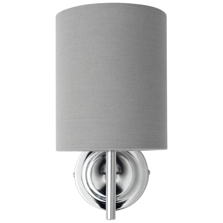 Home Candelabra Steel Wall Light - Chrome &amp; Grey