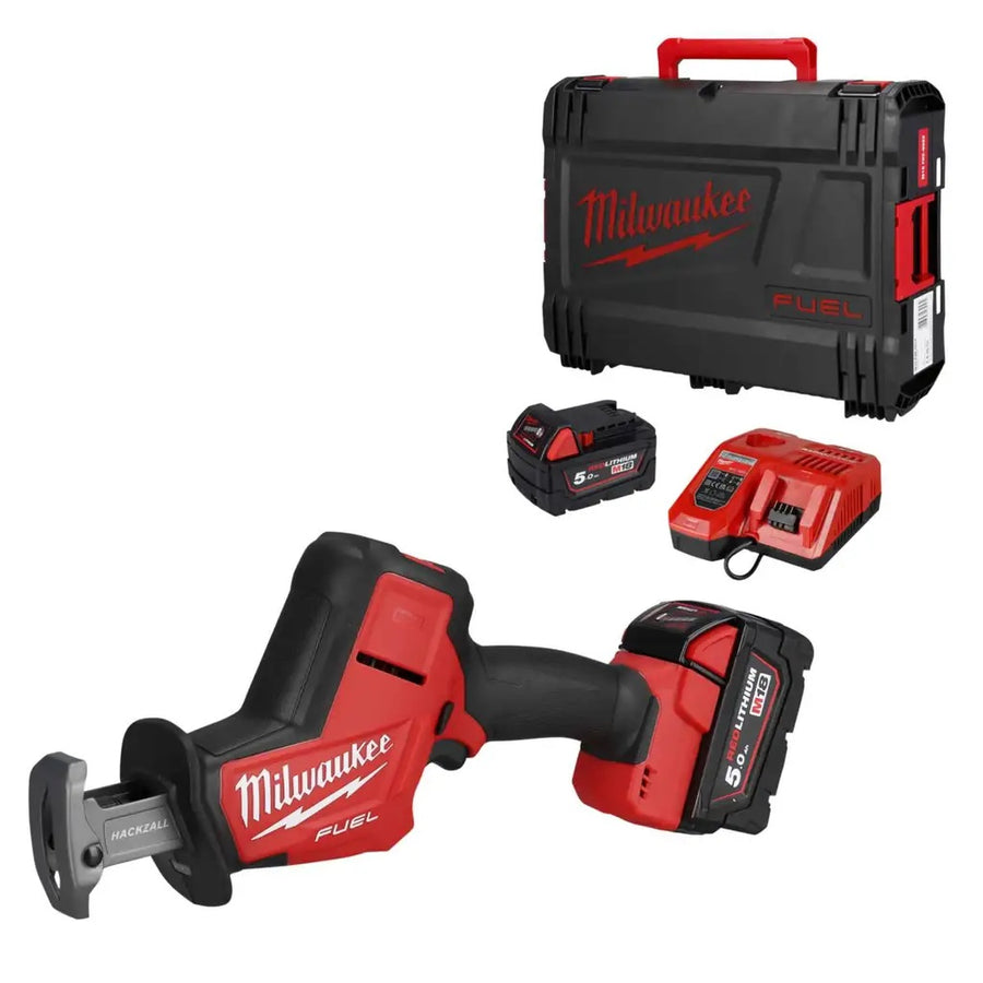 Milwaukee M18FHZ-502X 18V FUEL™ Hackzall with 2 x 5.0Ah Batteries