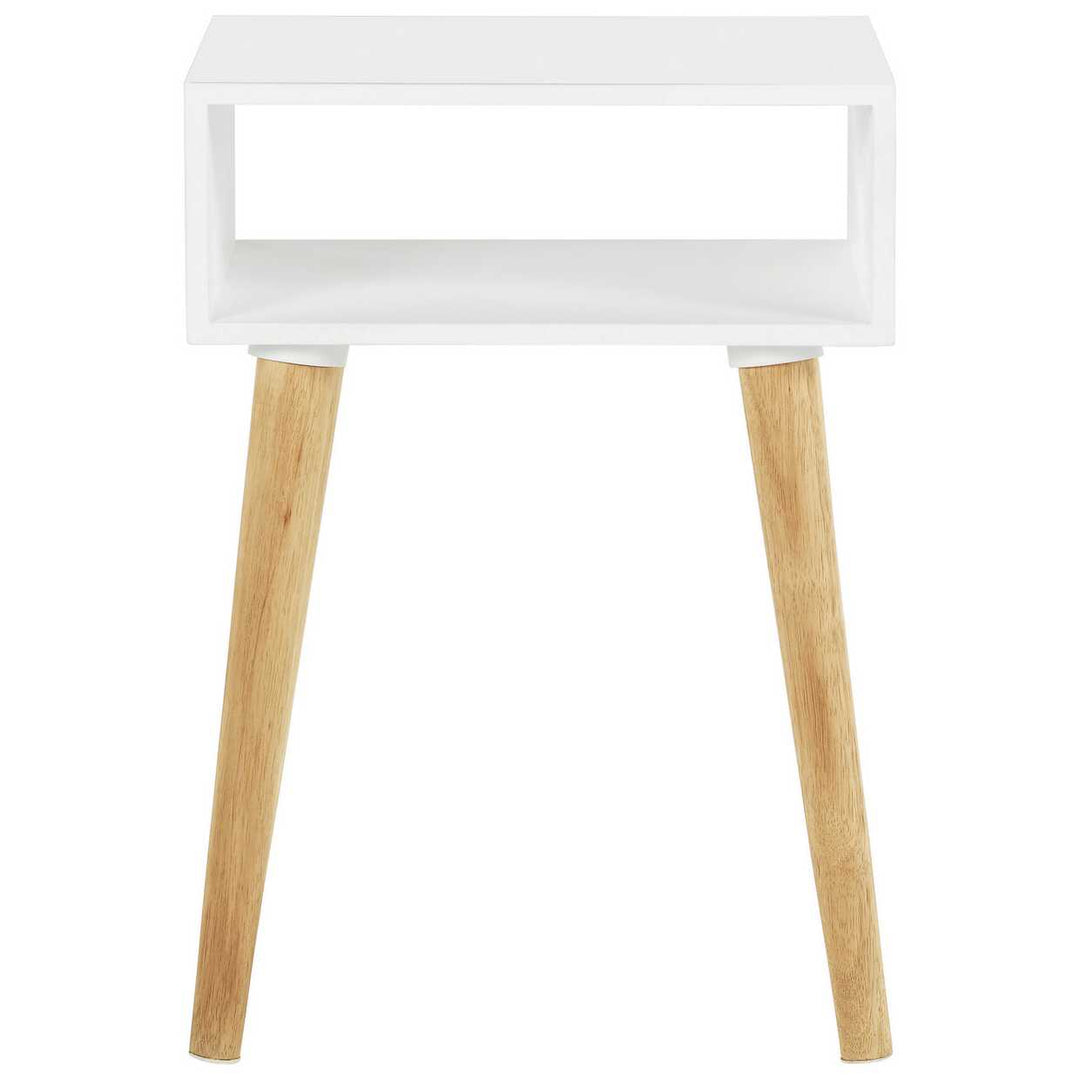 Habitat Cato Solid Wood Side Table - White