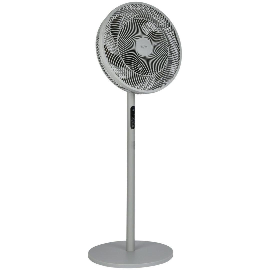 Bush Grey Pedestal / Desk Fan with Remote Control - 16 Inch