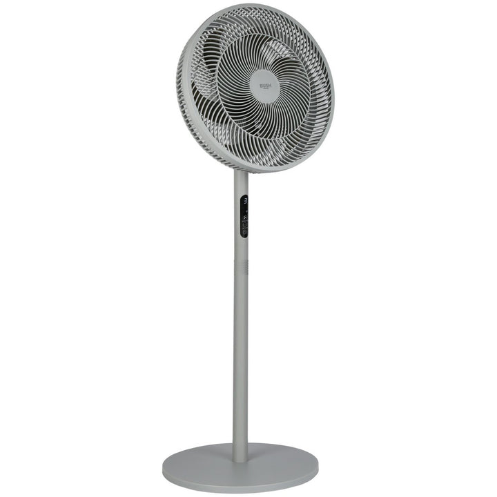 Bush Grey Pedestal / Desk Fan with Remote Control - 16 Inch