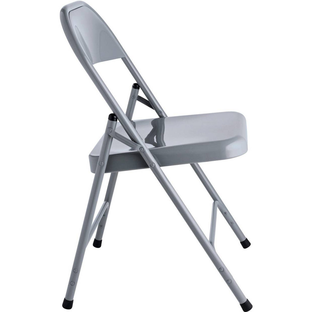 Habitat Macadam Metal Folding Chair - Grey
