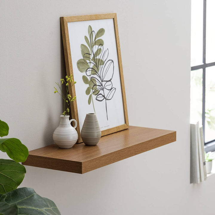 Habitat Jak 60cm Floating Shelf - Oak