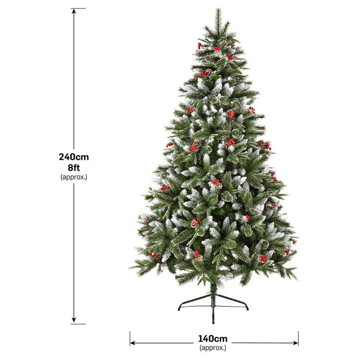 Premier Decorations 8ft New Jersey Spruce Christmas Tree