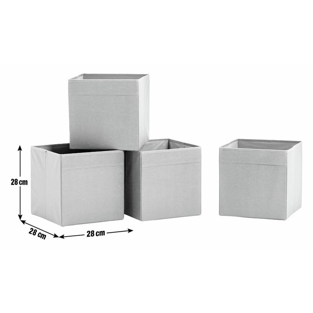 Habitat Set of 4 Plain Storage Boxes - Teal