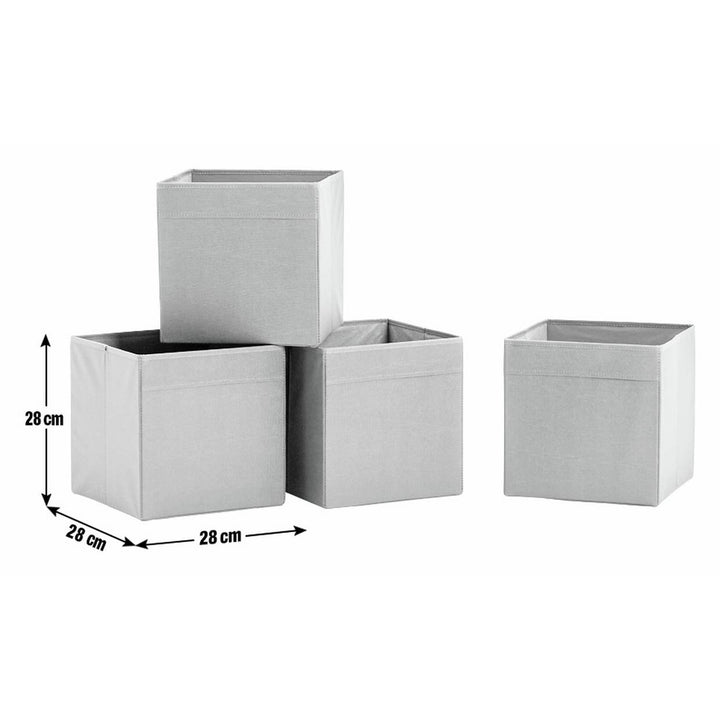 Habitat Set of 4 Plain Storage Boxes - Teal