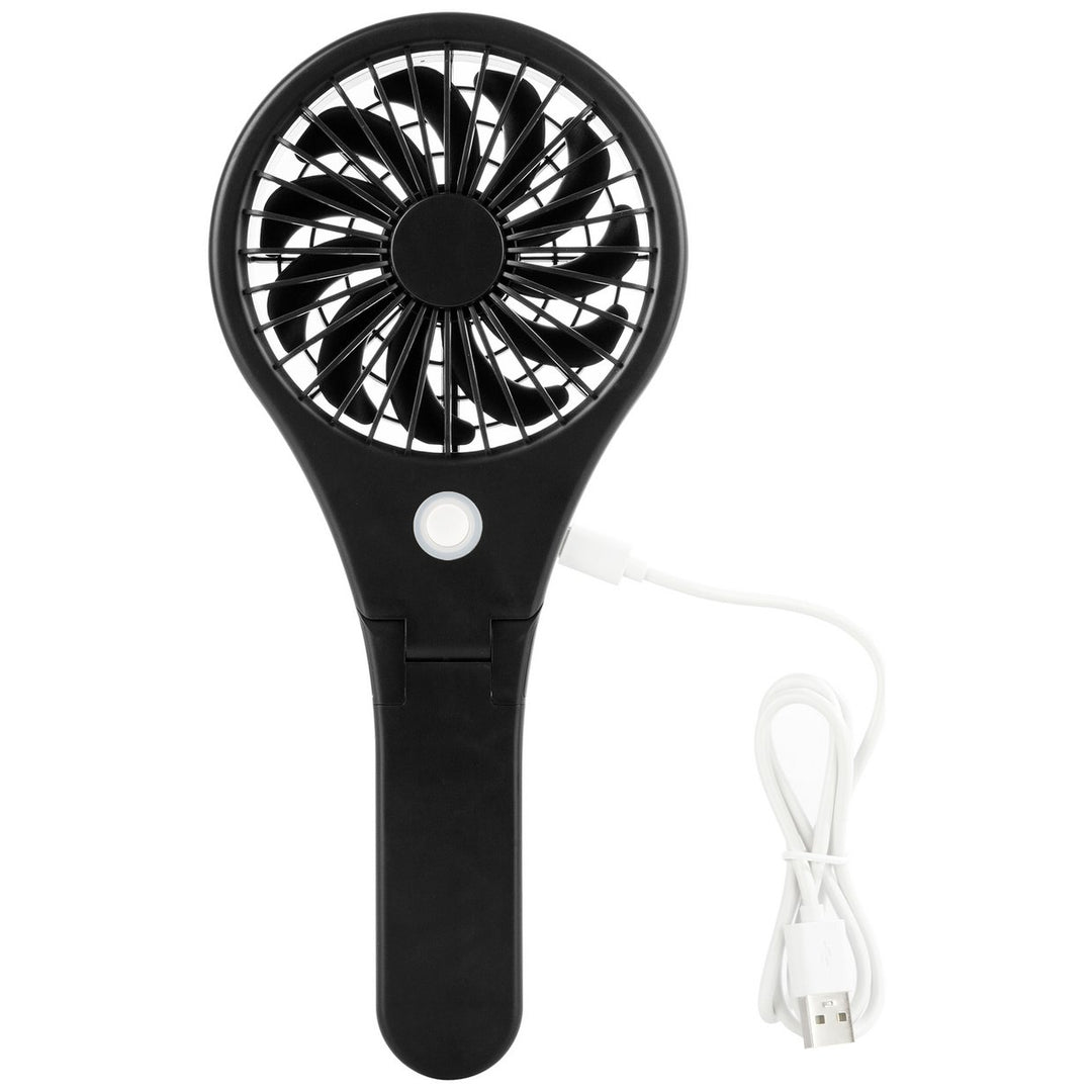 Bush Black Handheld &amp; Foldable Desk Fan - 4 Inch