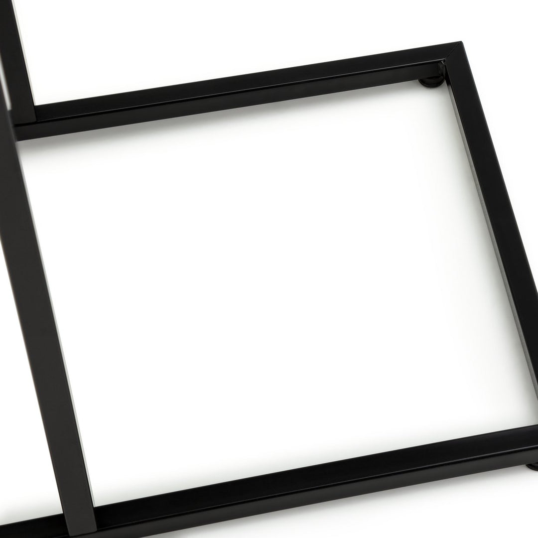 Habitat Loft Living C Shape End Table - Black