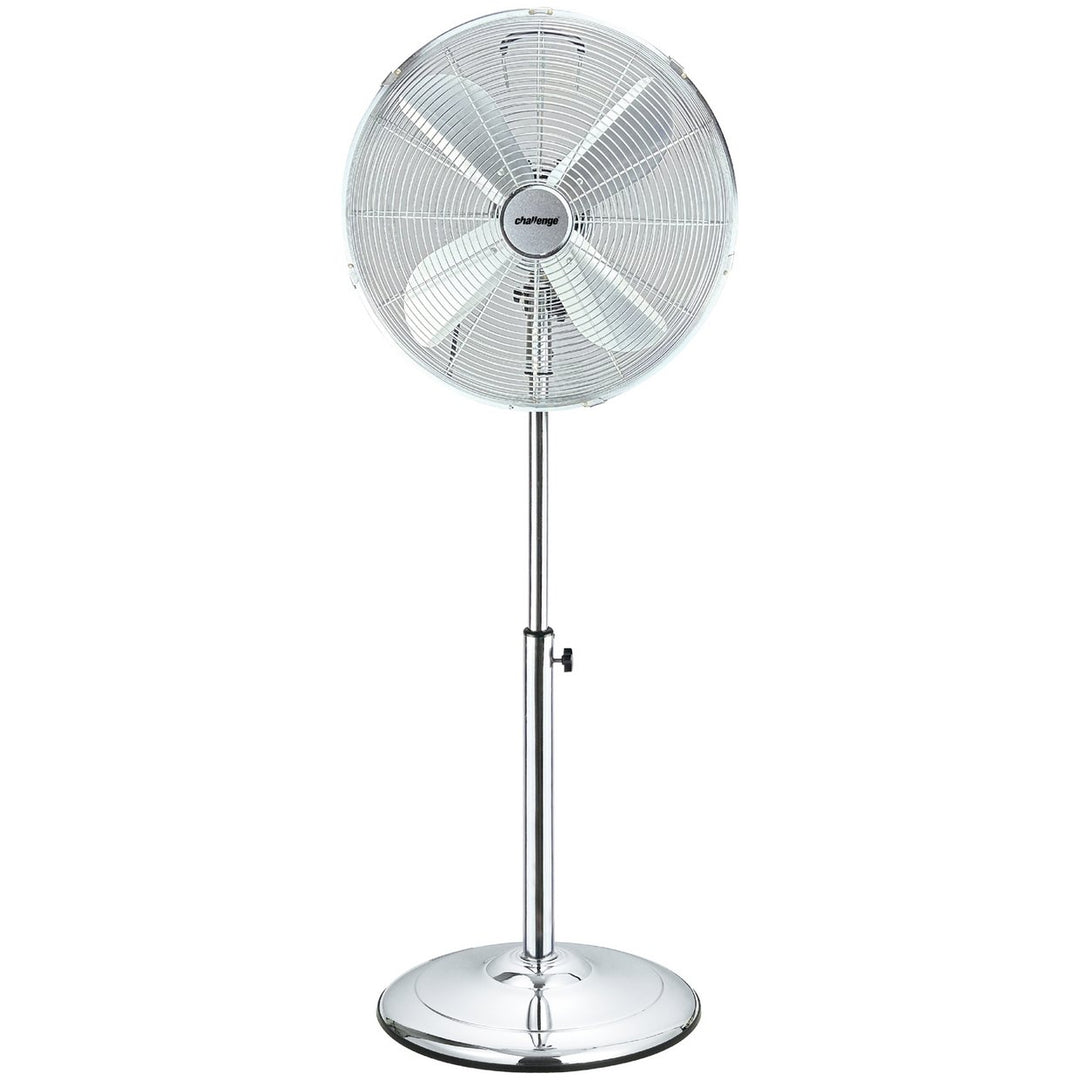 Challenge Chrome Pedestal Fan - 16 Inch
