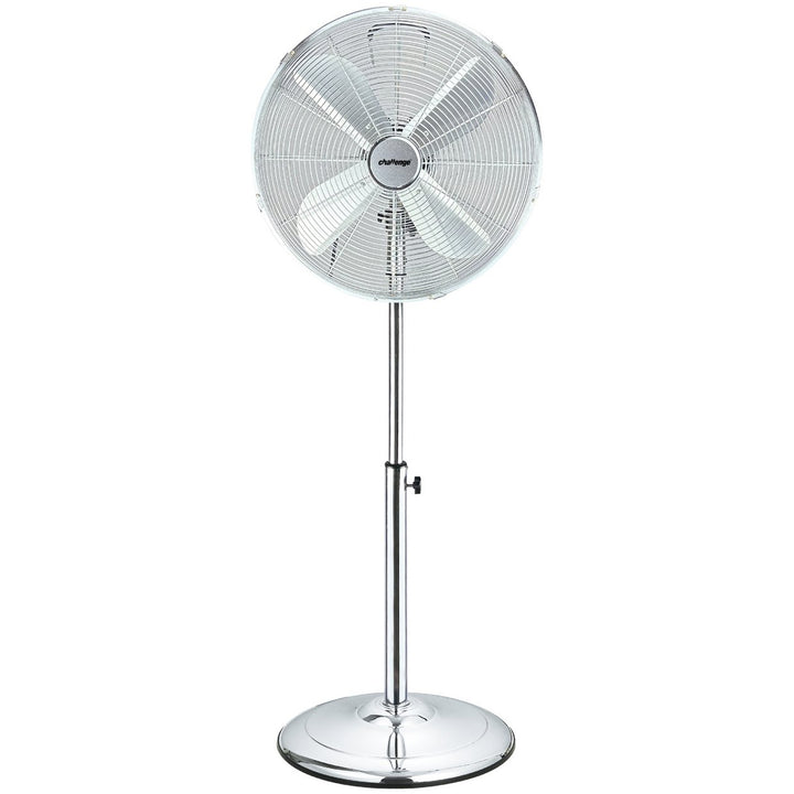 Challenge Chrome Pedestal Fan - 16 Inch
