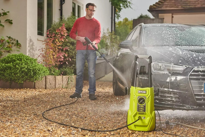 Ryobi RY130PWA 1600W 130bar Pressure Washer - Green