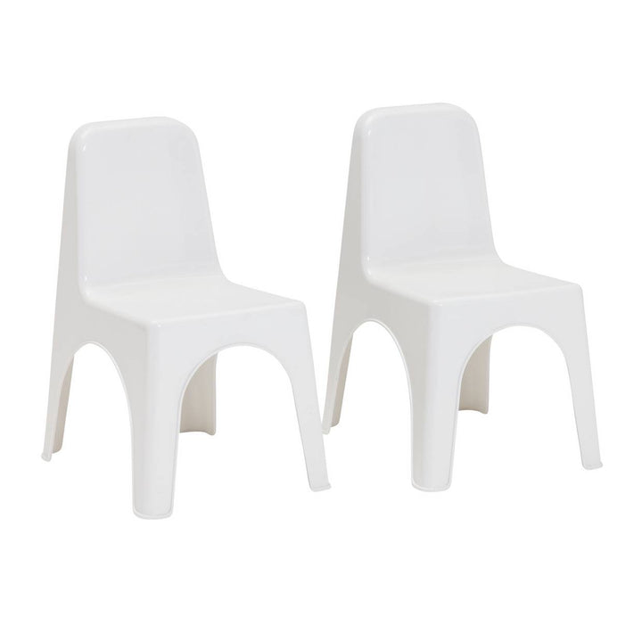 Bica Pair of Kids Plastic Chairs - White