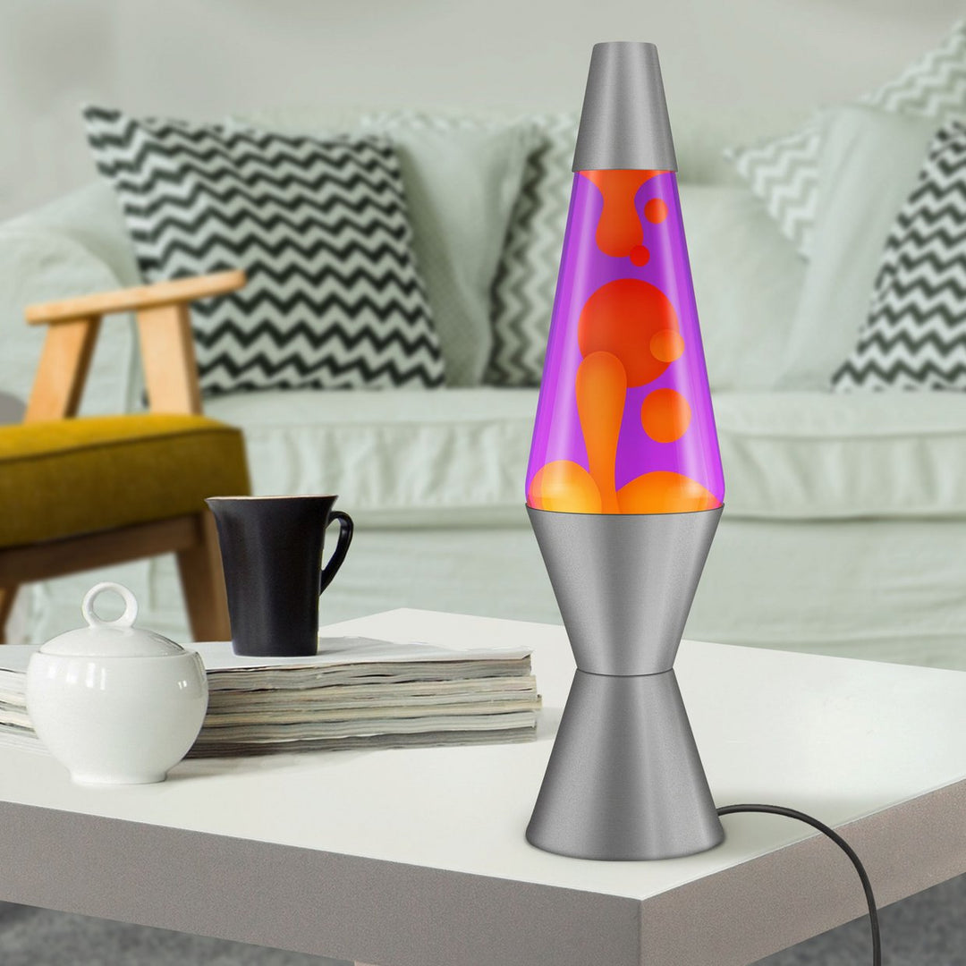 Lava 17in Radiance Lamp - Orange & Violet