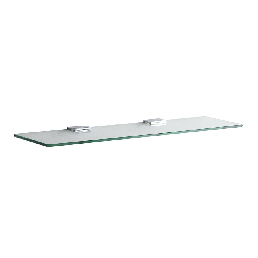 Home Glass Bathroom Shelf - Chrome