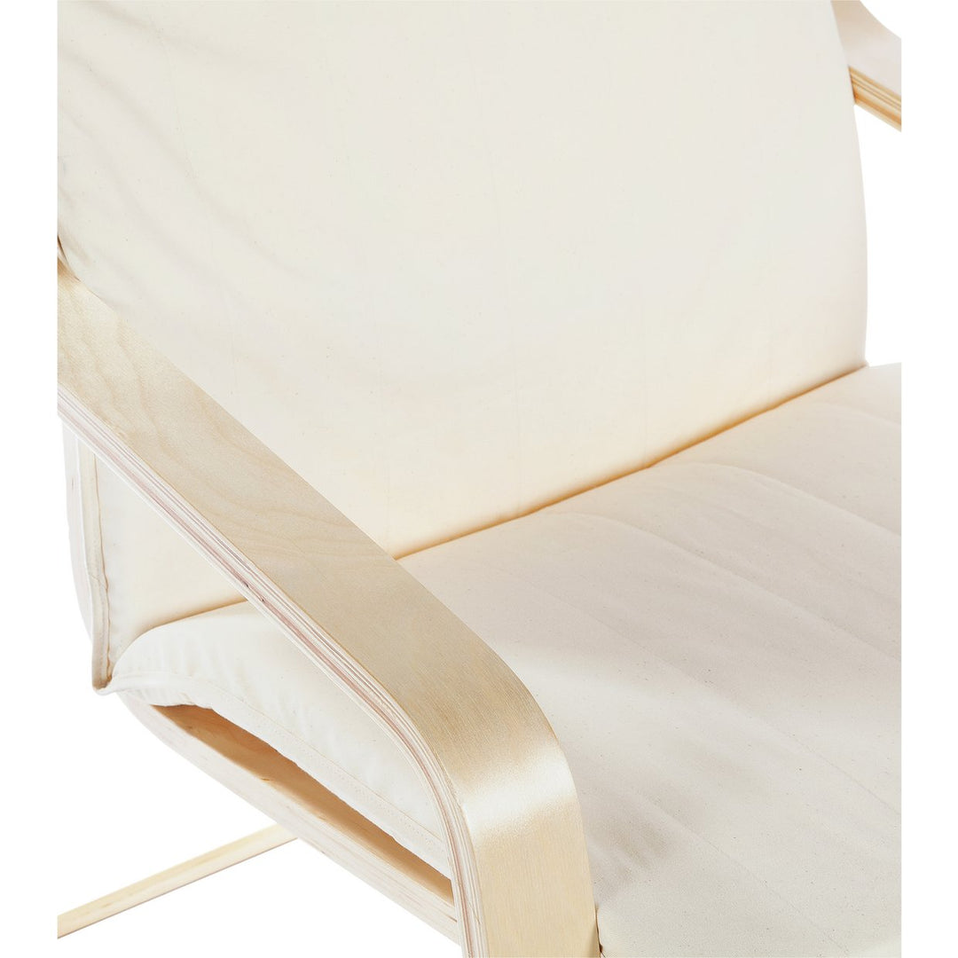 Home Bentwood Chair with Footstool - Natural