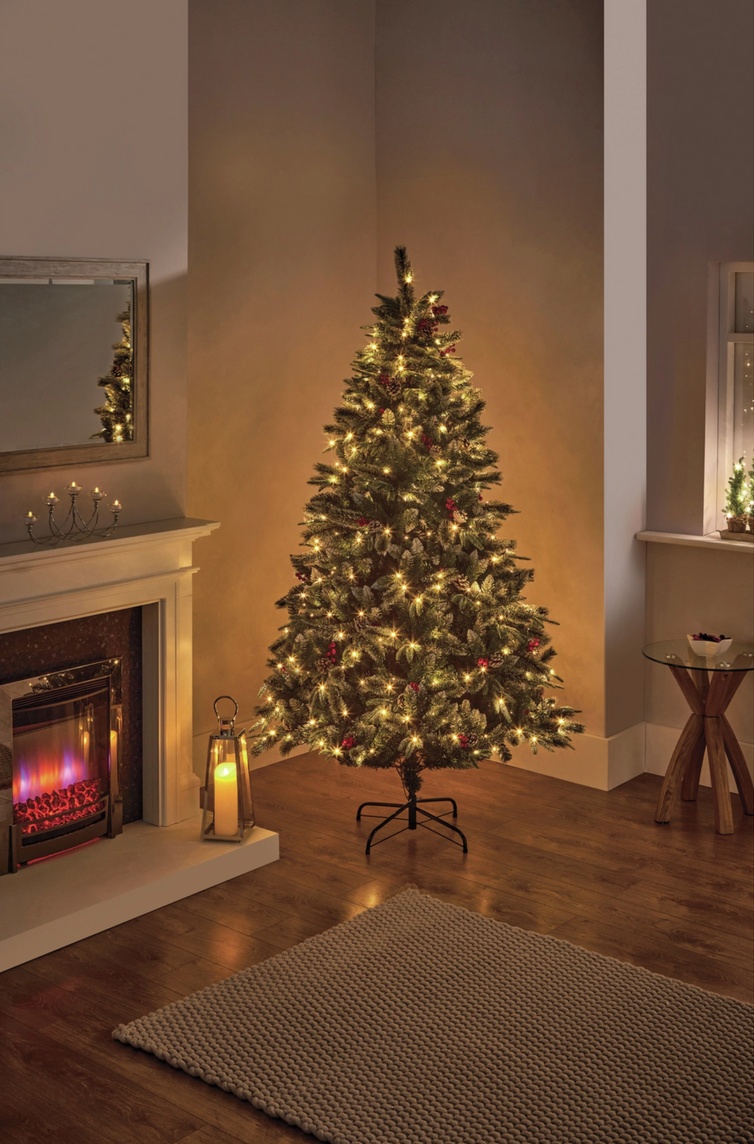 Premier Decorations 7ft Prelit New Jersey Christmas Tree