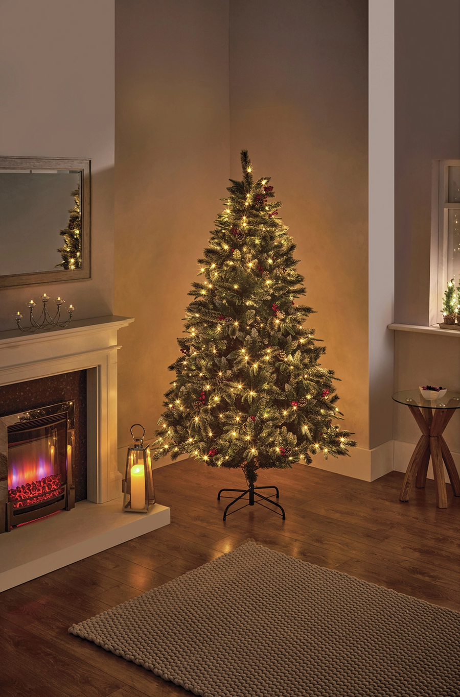 Premier Decorations 7ft Prelit New Jersey Christmas Tree