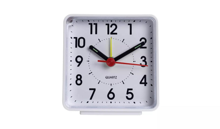 Habitat Analogue Alarm Clock - White