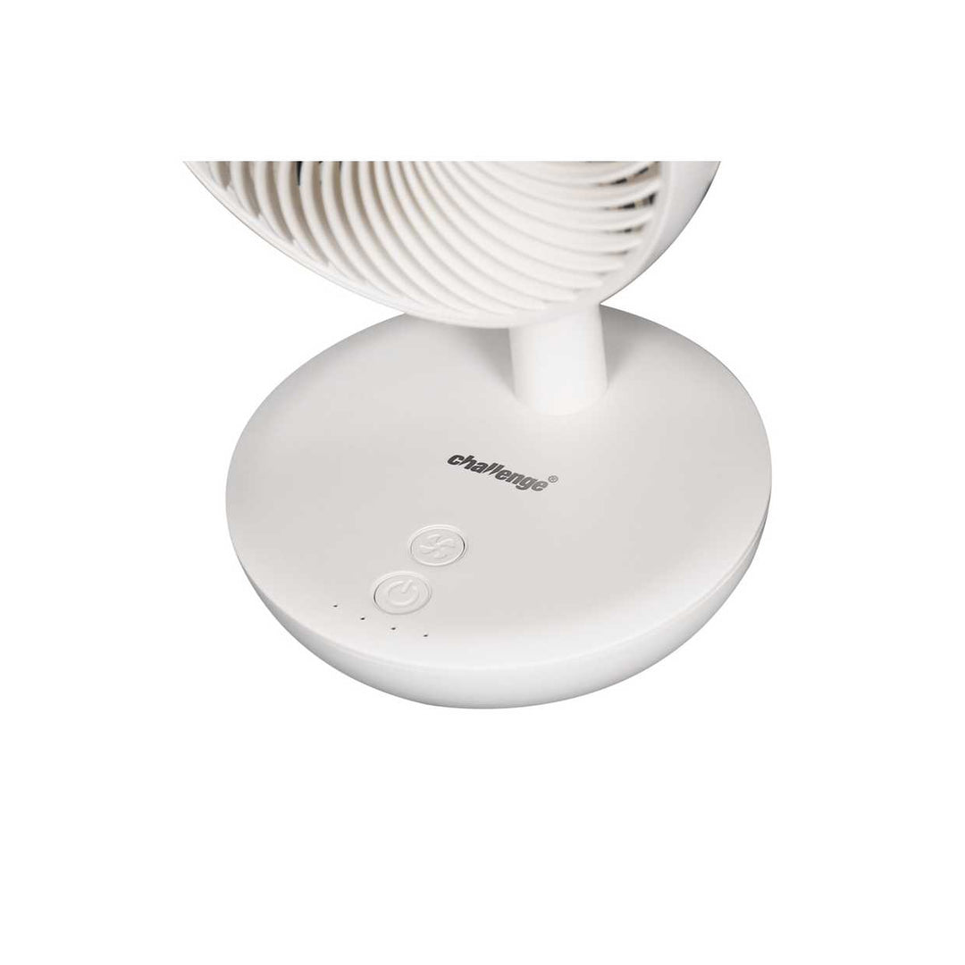 Challenge White Desk Fan - 6 Inch