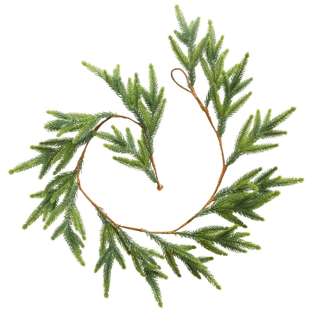 Home Faux Natural Pine Christmas Garland