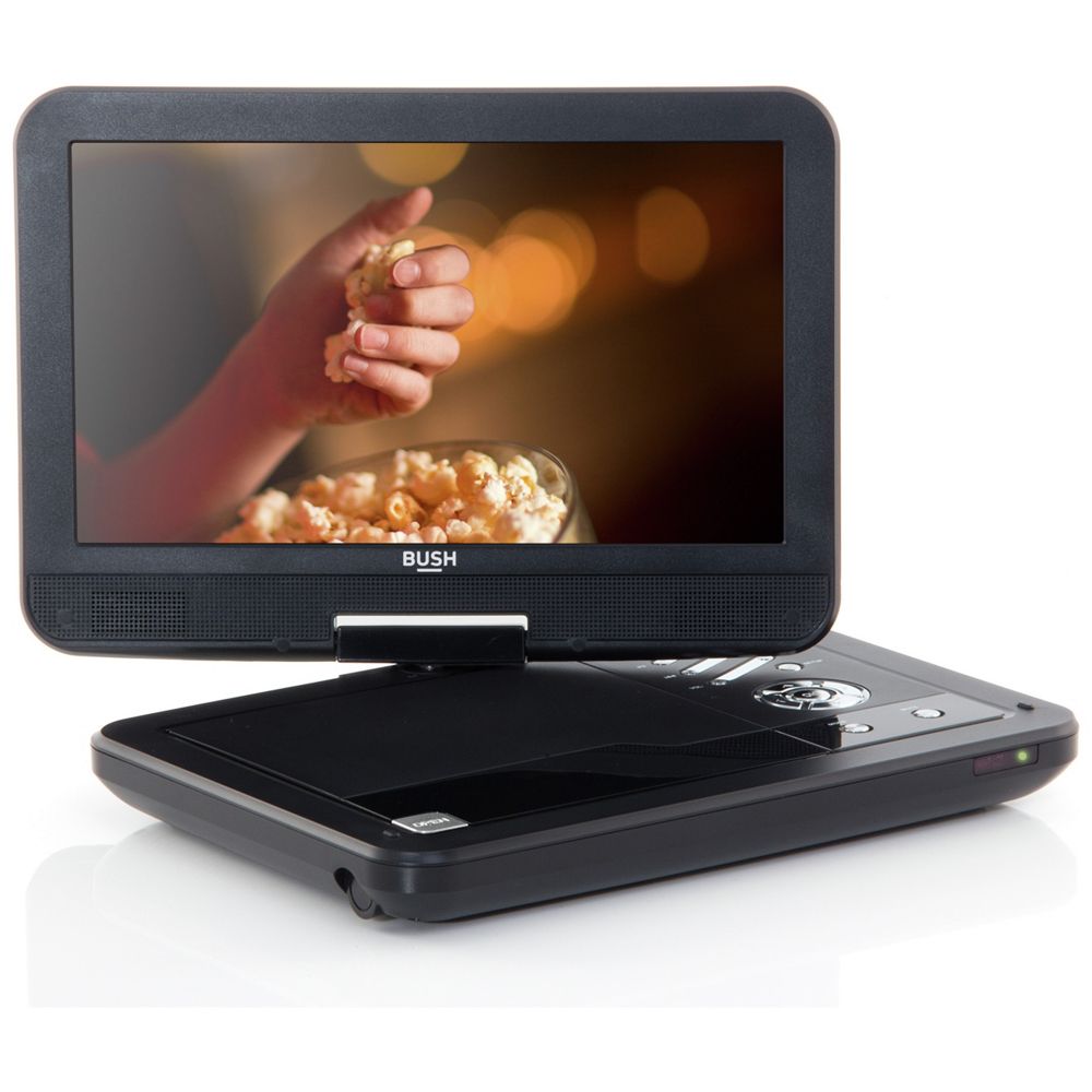 Bush 10 Inch Black Portable DVD Player