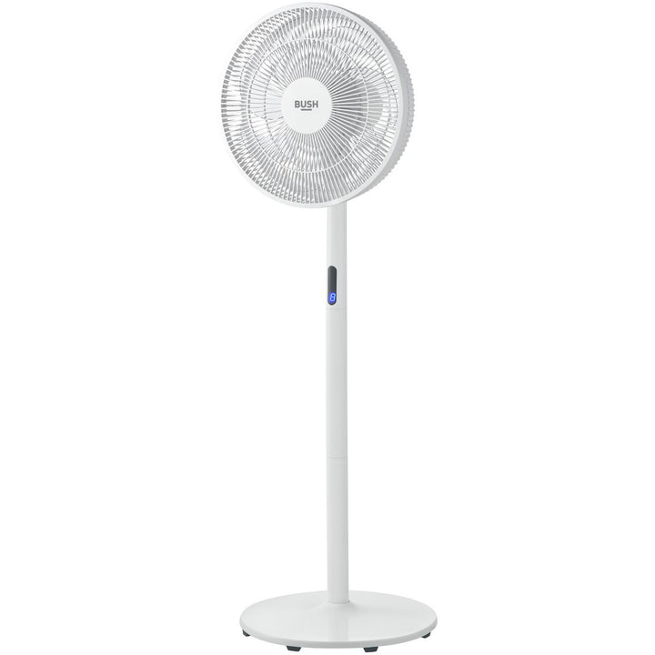Bush White Pedestal Fan with Remote Control - 16 Inch