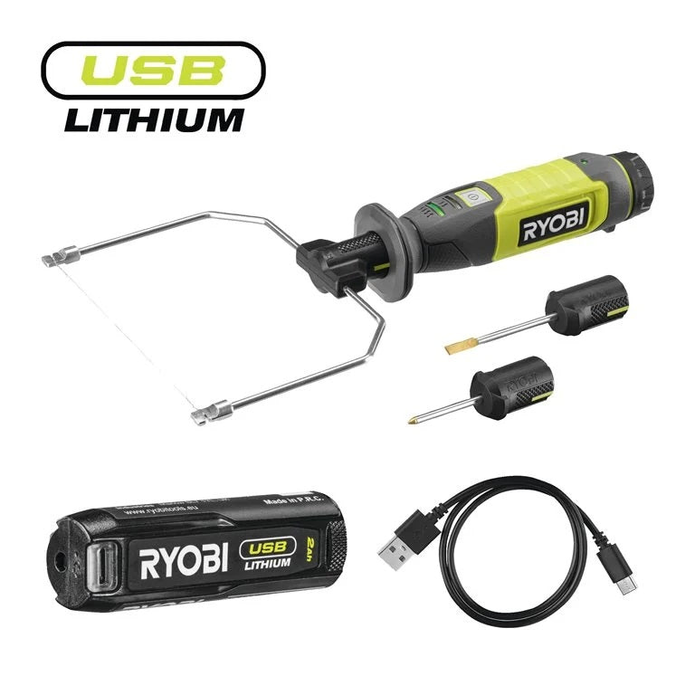 Ryobi USB Lithium 4V Hot Cutter (1 x 2.0Ah)