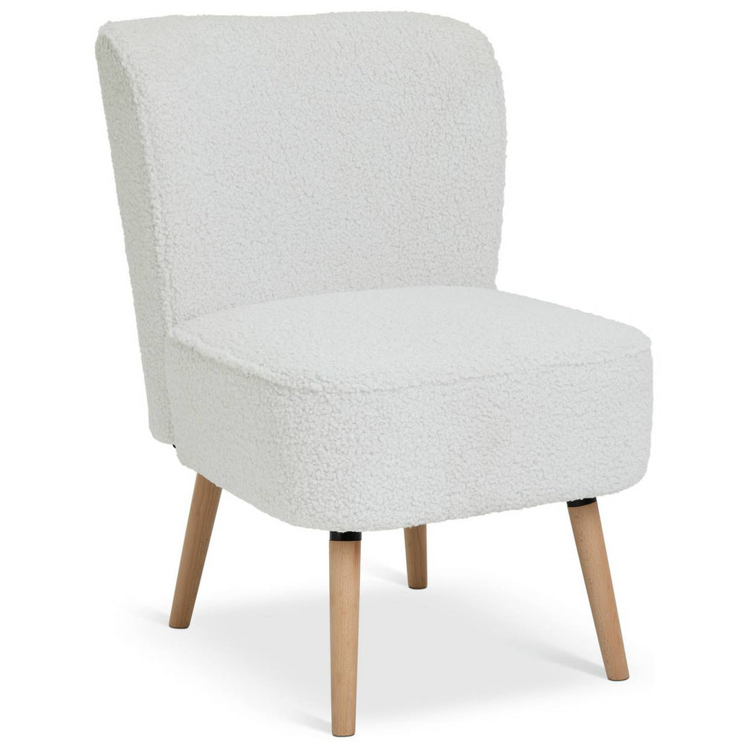 Habitat Eppy Boucle Chair - Cream