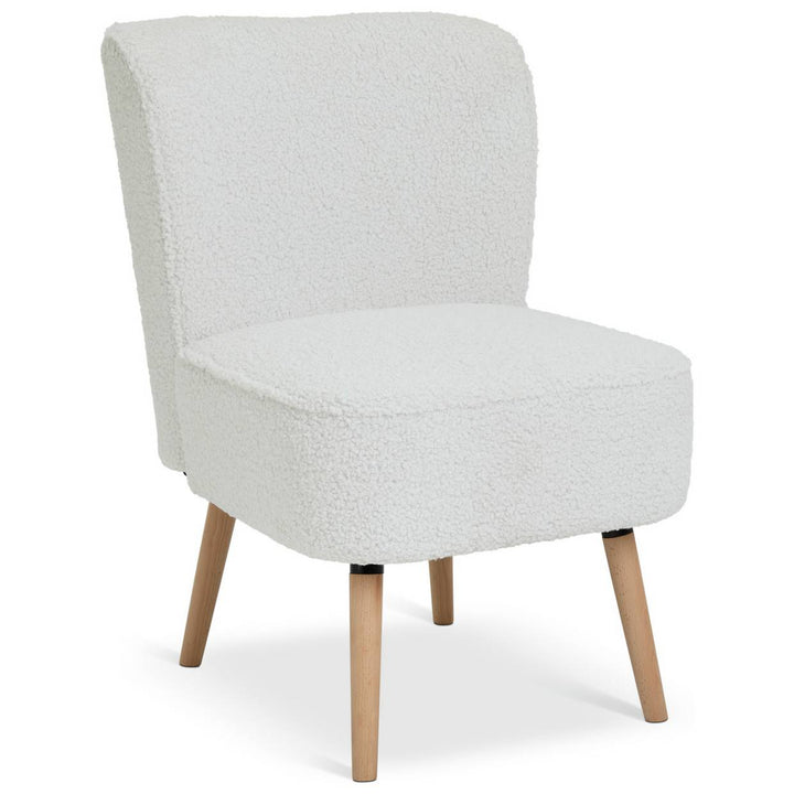 Habitat Eppy Boucle Chair - Cream
