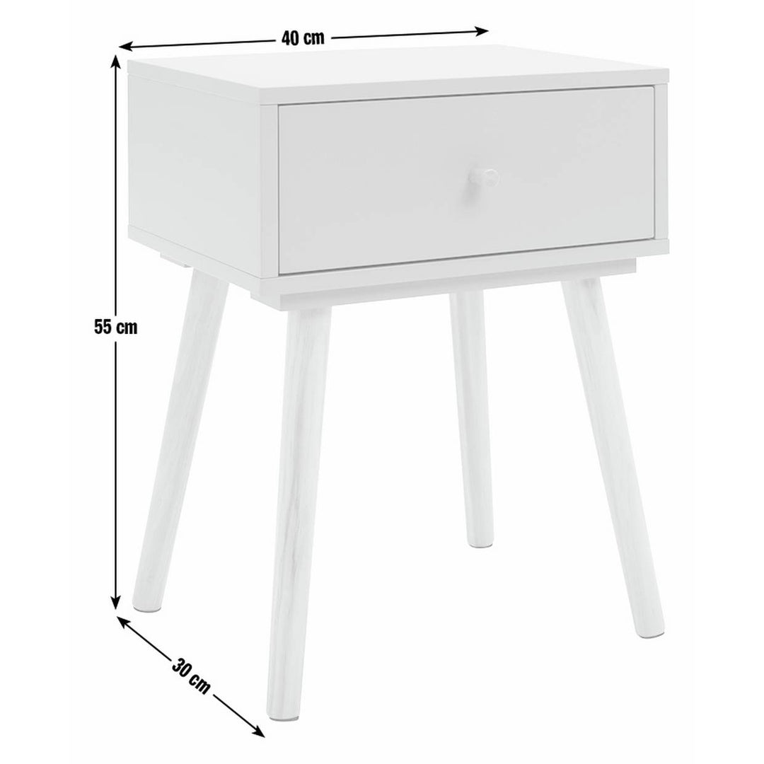 Habitat Otto 1 Drawer Bedside Table - Green