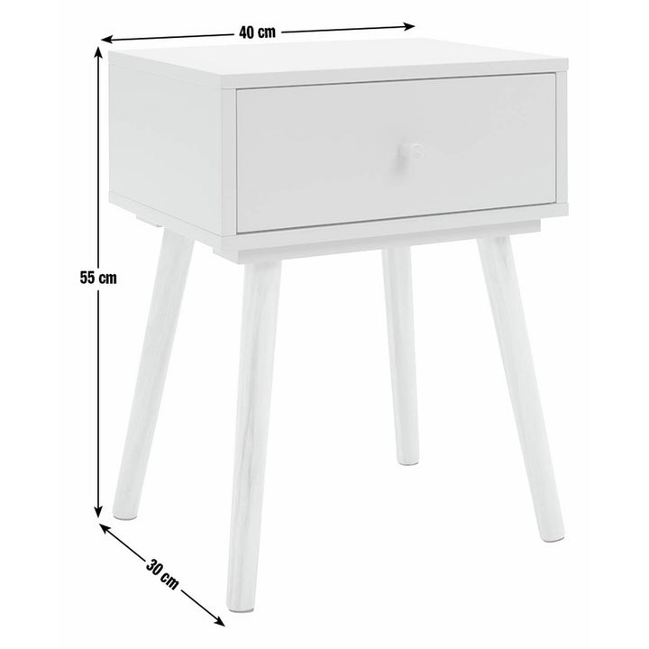 Habitat Otto 1 Drawer Bedside Table - Green