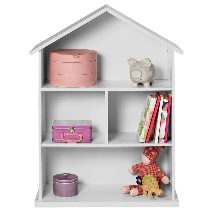 Home Mia Kids House Bookcase - White