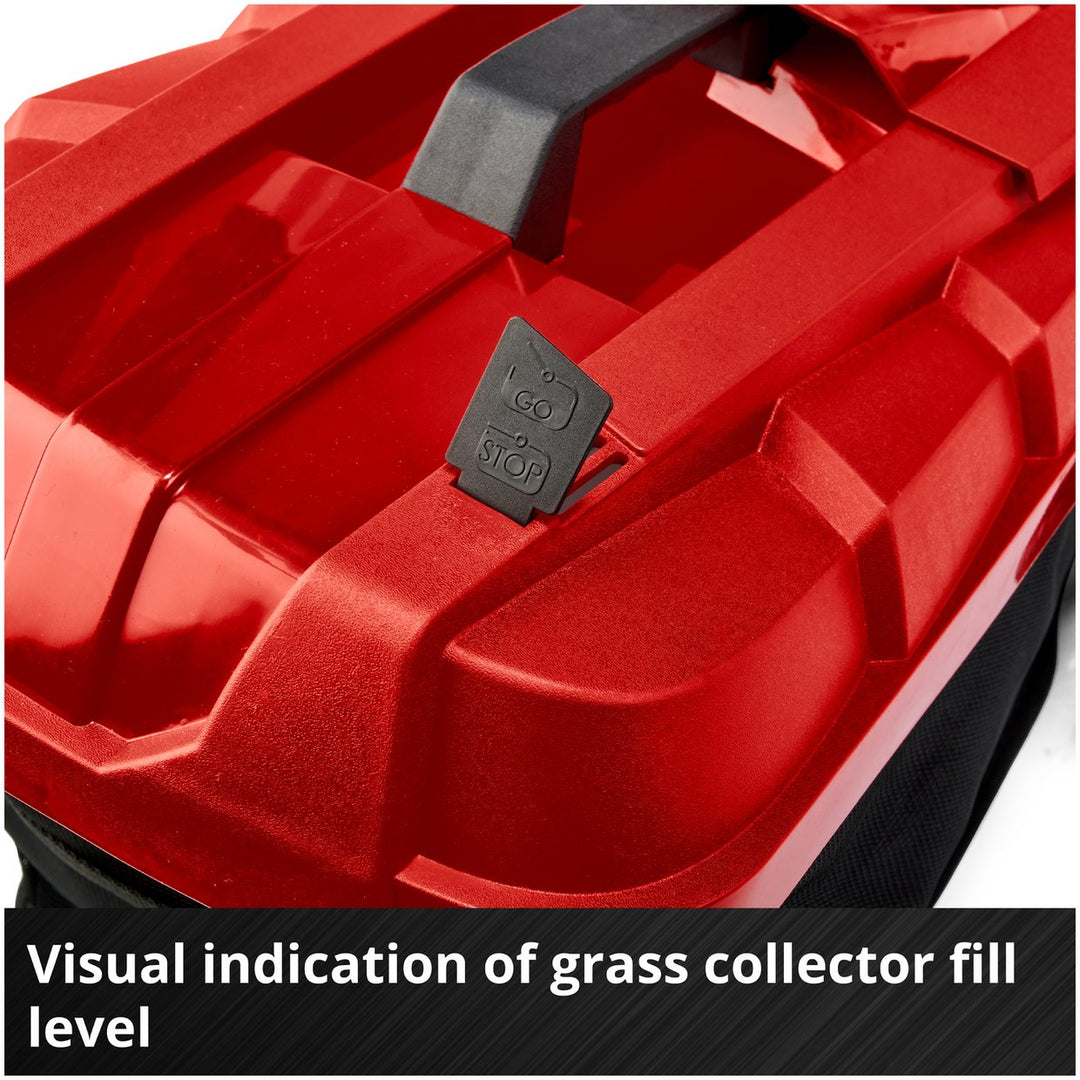 Einhell 36V 34cm Cordless Rotary Lawnmower Garden Push Mower No Battery Charger Used