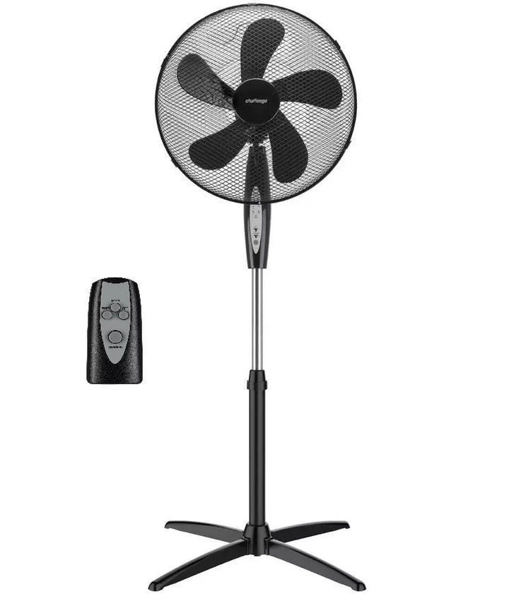 Challenge 16 Inch Digital Pedestal Fan - Black
