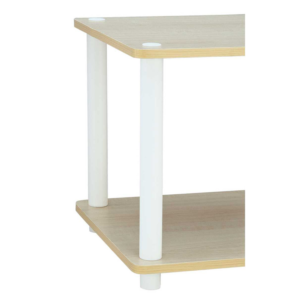 Home New Verona Side Table - Light Wood Effect