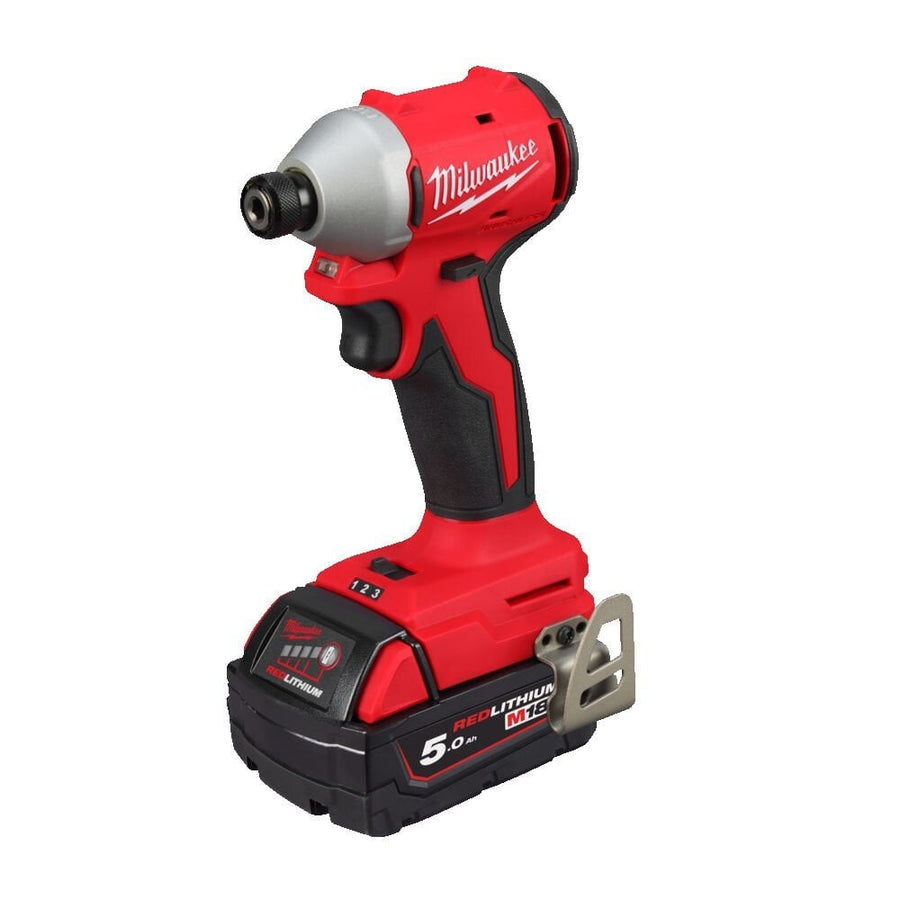 Milwaukee M18BLIDR-502C 18v Cordless Brushless Impact Driver 2 x 5Ah Batteries, Charger + Case