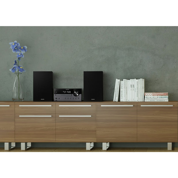 Philips TAM4505/12 Hi-Fi Micro Music System with Bluetooth, CD, DAB+/FM &amp; USB - Black