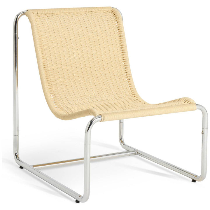 Habitat Ronan Chair & Footstool - Natural