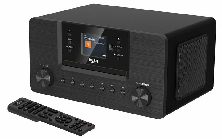 Bush All-In-One Bluetooth CD DAB+ Micro System - Black