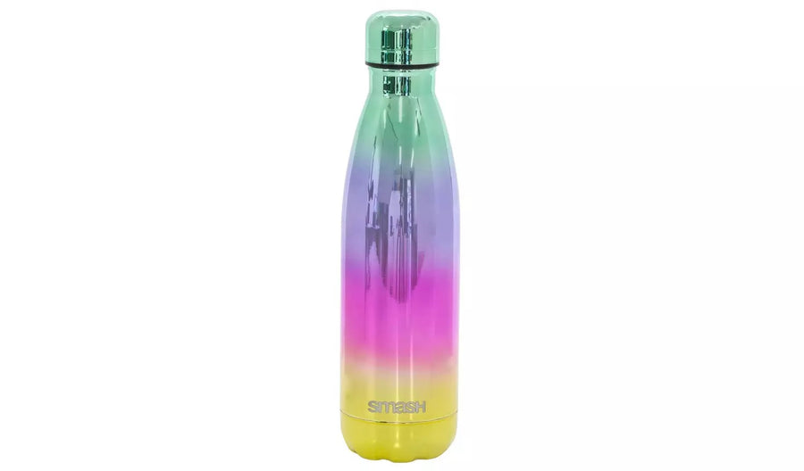 Smash Futurist Rainbow Stainless Steel Water Bottle - 500ml