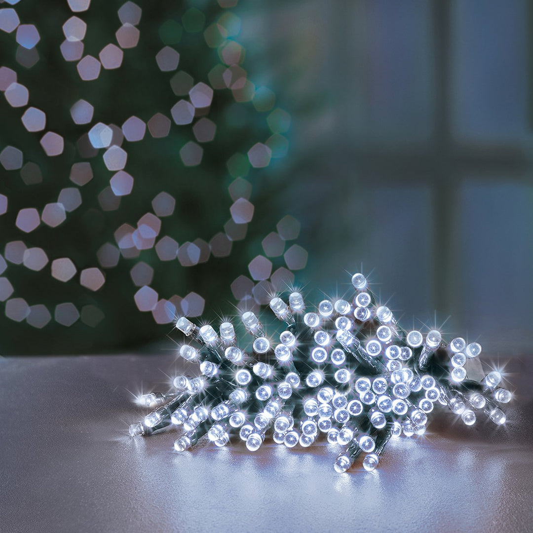 Premier Decorations 1000 White LED Christmas Tree Lights