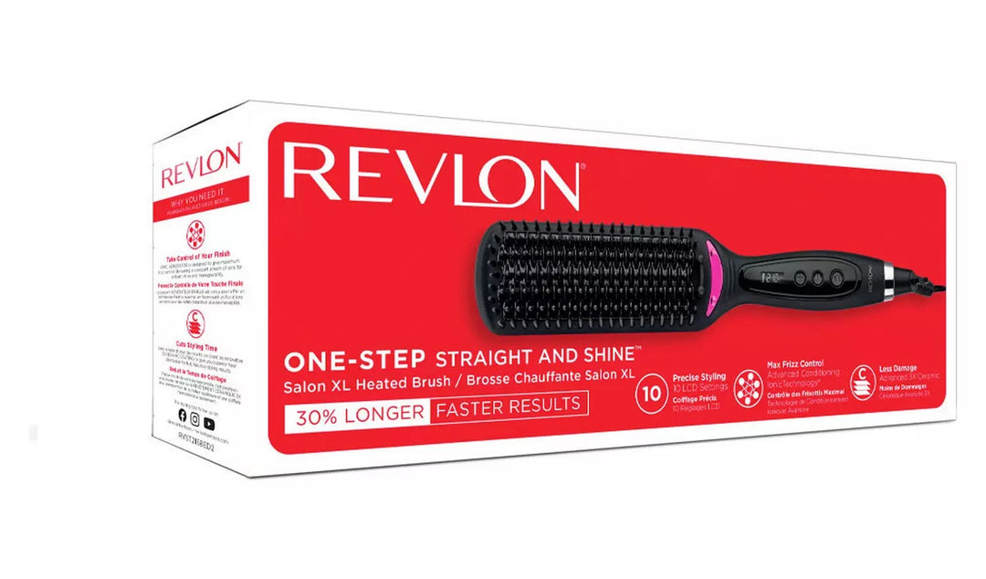 Revlon RVST2168 Salon One-Step Straight & Shine XL Hot Brush