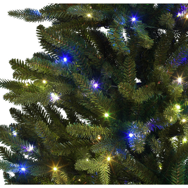 Habitat 6ft Pre-Lit Festive Christmas Tree Multicolored Multi Function Lights - Green