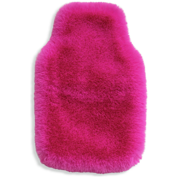 Habitat Neon Pink Fur Hot Water Bottle 1