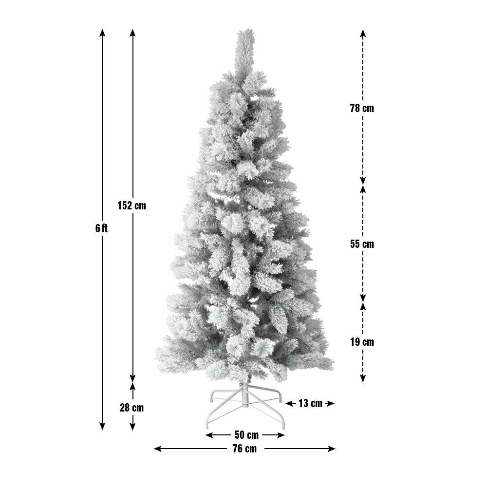 Home 6ft Cashmere Artificial Christmas Tree - Pink