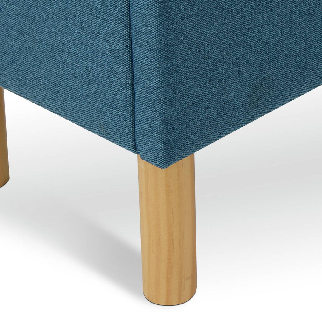 Habitat Olivia Large Ottoman Storage Box - Blue