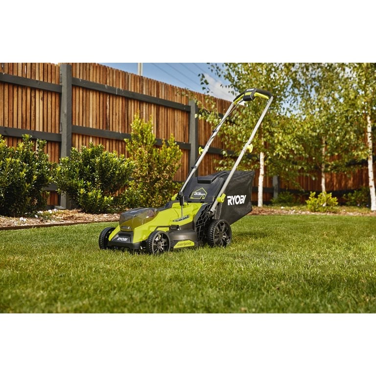Ryobi RY18LMX33A-0 18V ONE+ Cordless Brushless 33cm Lawn Mower (Bare Tool)